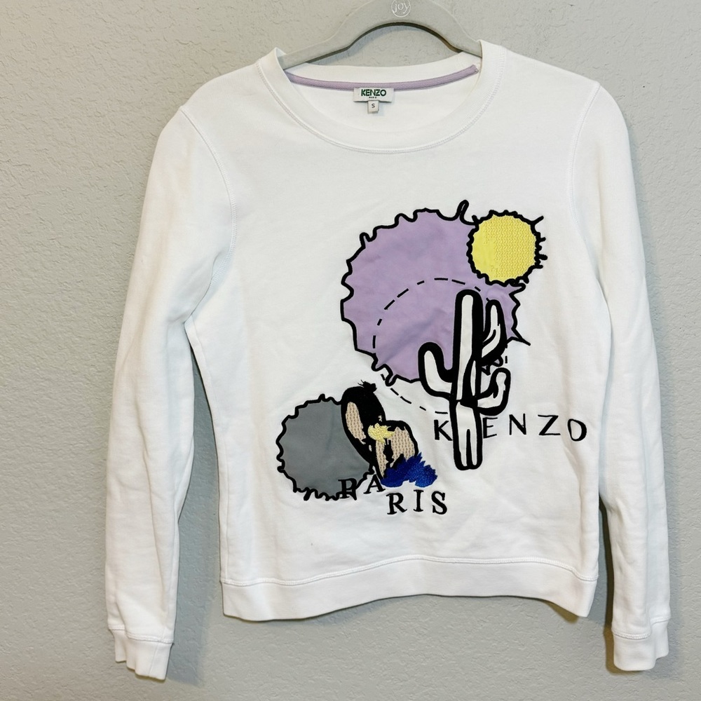Kenzo Paris Cactus Crewneck Sweatshirt Small